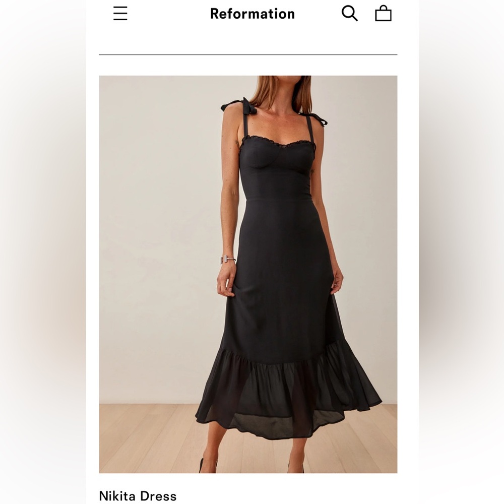 Reformation Nikita Dress black size 6